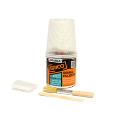 Inicio 112 Kit reparación masilla de poliéster 0,25 Kg MIARCO 10733