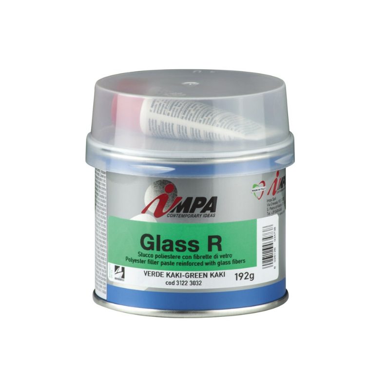 Masilla Poliéster reforzada con fibra de vidrio Impa Glass R 200g Miarco 24398 1 Masilla Poliéster reforzada con fibra de vidrio Impa Glass R 200g Miarco 24398