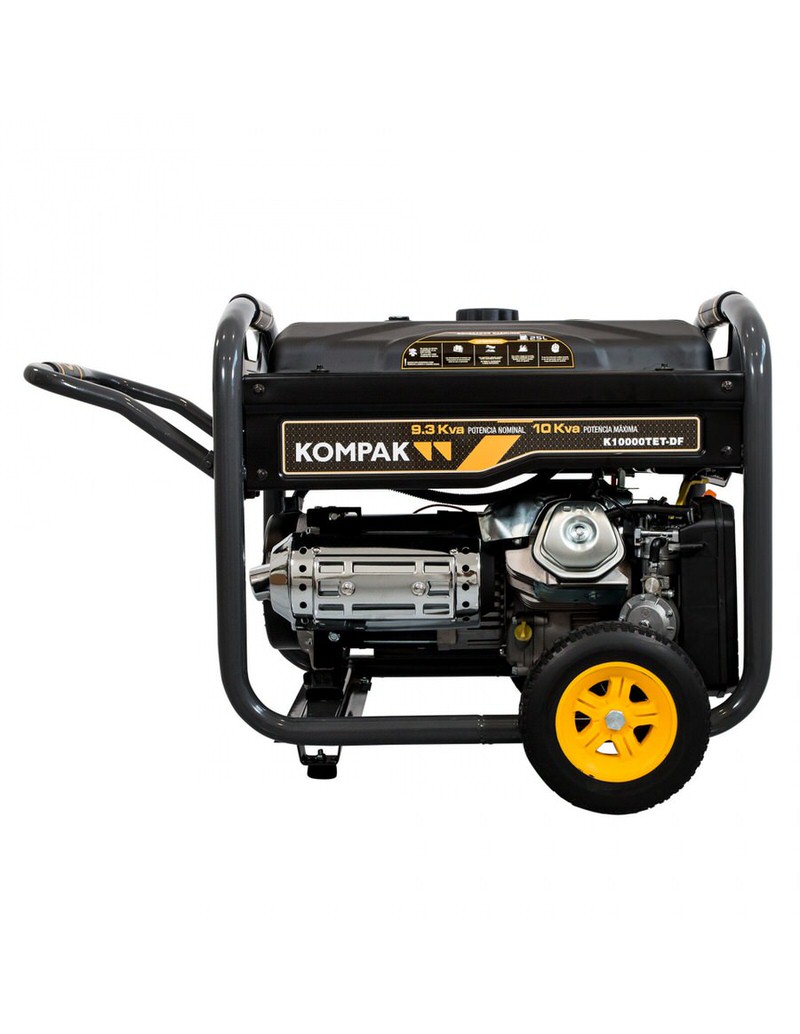 Generador eléctrico dual fuel Kompak K10000TET-DF 10 kW 400V con AVR | Gasolina y Gas LPG 2 Generador eléctrico dual fuel Kompak K10000TET-DF 10 kW 400V con AVR | Gasolina y Gas LPG - Imagen 2