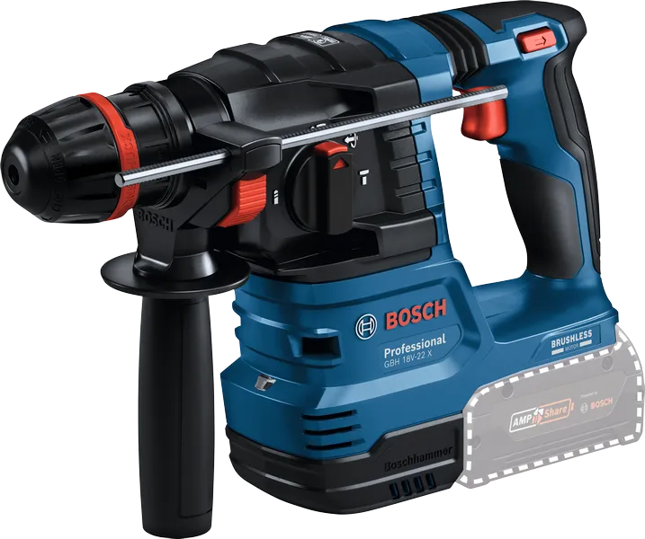 Martillo perforador a batería Bosch GBH 18V-22 X + L-BOXX 136 + 2 ProCORE18V 4.0Ah + GAL 18V-40 2 Martillo perforador a batería Bosch GBH 18V-22 X + L-BOXX 136 + 2 ProCORE18V 4.0Ah + GAL 18V-40 - Imagen 2