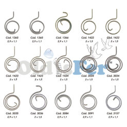 Muelles de recambio OLDISFER para manetas 1000 unidades