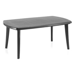 Mesa de resina Atlantic antracita