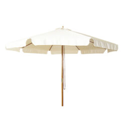Parasol de madera con toldo de 3 metros