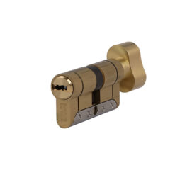 Cilindro de alta seguridad IFAM Start-R latonado con pomo interior - Medida/s 30-30 Milímetros