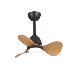 Ventilador techo HABITEX 33BK con luz Negro