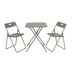 Conjunto plegable metálico Agata