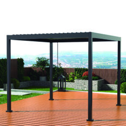 Pérgola para jardín climática 3x3xh.2,35 m