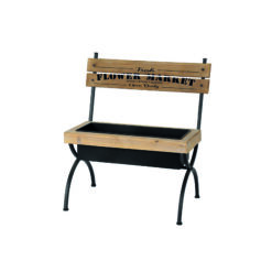 Macetero forma banco Flower Market 2 unidades