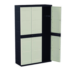 Armario de resina PLASTIKEN Titanium 4 estantes 105cm