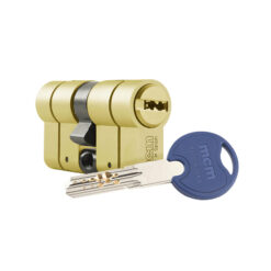 Cilindro de alta seguridad MCM SCX Plus latonado - Mod.  Latón. 70 mm. 35-35.