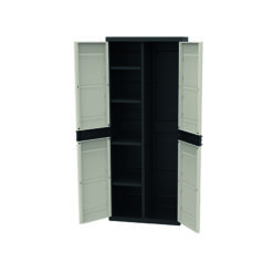 Armario escobero de resina PLASTIKEN Titanium