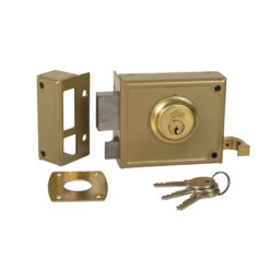 Cerradura sobreponer JIS 12 - Mod. Izquierda. 80 mm.