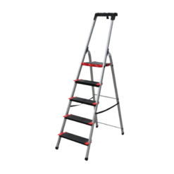 Escalera en aluminio de 5 peldaños Domus 5