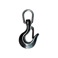 Gancho giratorio con pestillo 8 mm