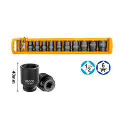 Inicio 111 Set 10 vasos de impacto Ingco HKISSD12101 1/2″