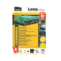Lona protectora para exteriores Bikain 90 g/m² verde