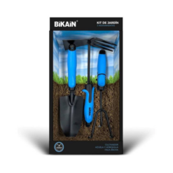 Kit jardín pala + cultivador + horquilla