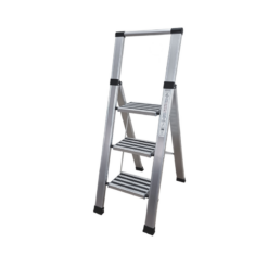 Escalera aluminio peldaño súper ancho Rubik 3 peldaños