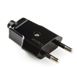 Clavija móvil 10A 250V Famatel 1001-N negra