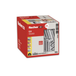 Taco nylon SX Fischer 10 x 50 mm Ref. 579282 (caja 50 unidades)