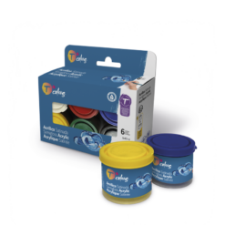 Set pintura acrílica base agua 40 ml (varios colores)