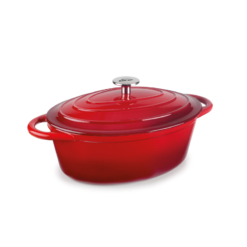 Cacerola oval Lacor Serie Red
