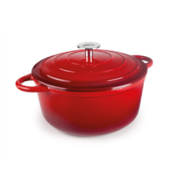 Cacerola redonda Lacor Serie Red & Ocean (20 y 24 cm)