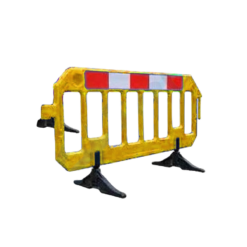 Valla de señalización 2 m amarilla modelo Gate Barrier