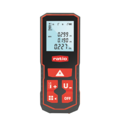 Medidor de distancias láser verde recargable Ratio RLM120